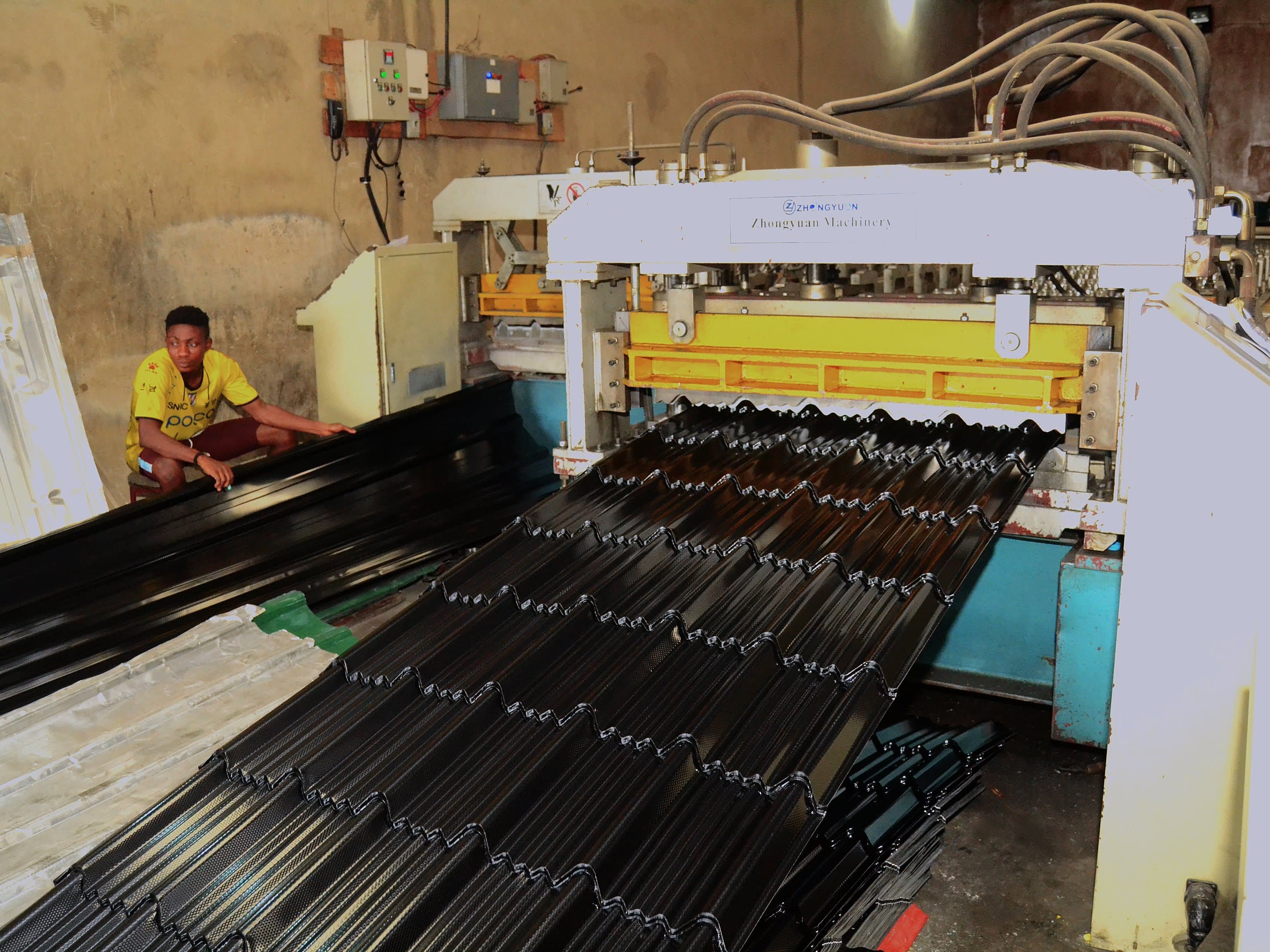 Inside the Gods Promise Aluminium factory and production area (2)