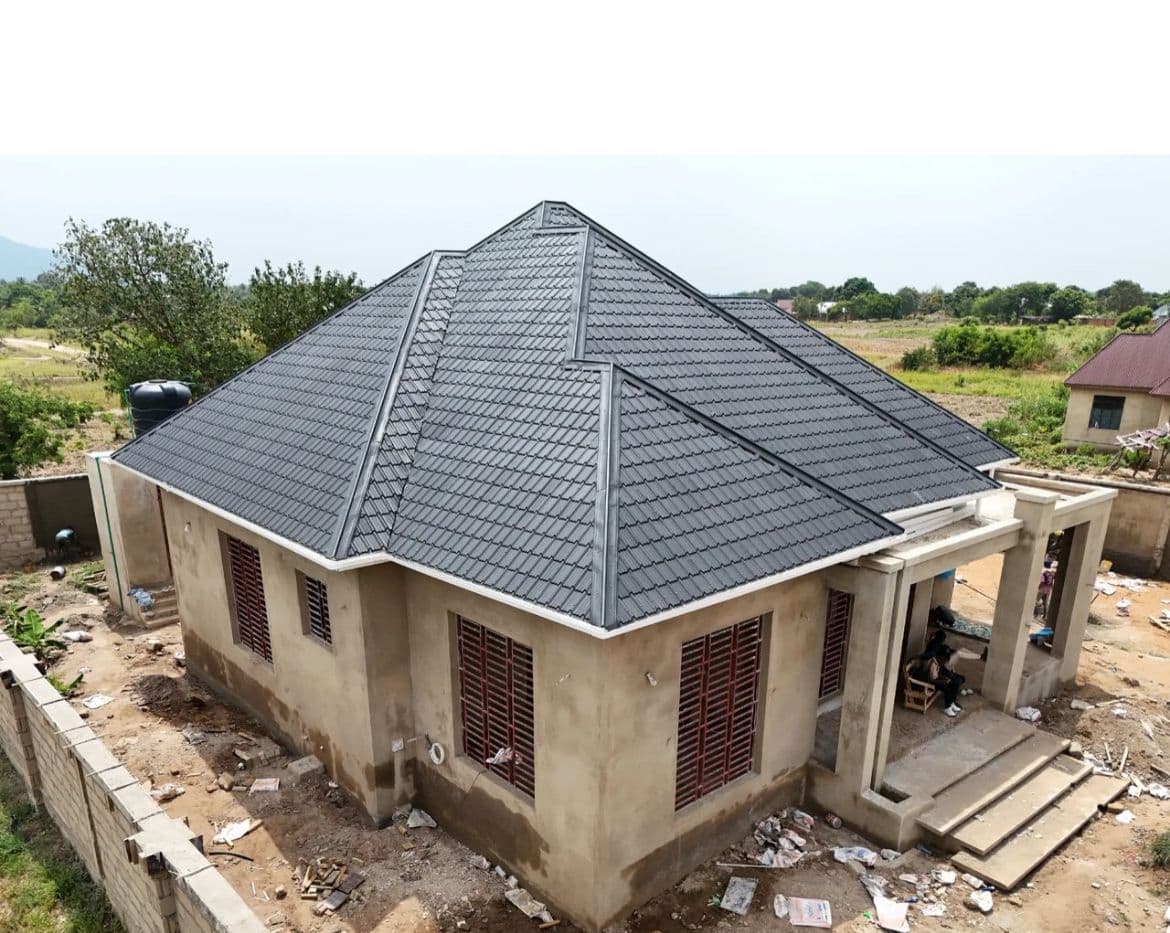 Just completed bungalow roofing project in Lagos