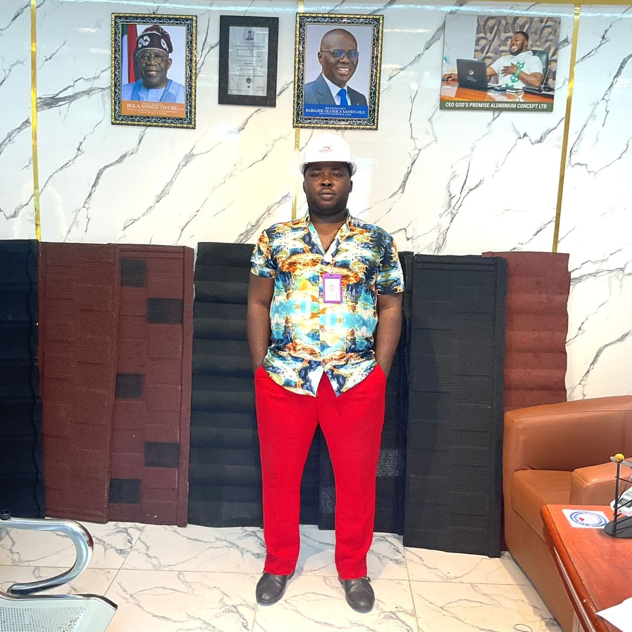 Daniel, CEO of Gods Promise Aluminium — buy roofing sheets factory direct in Lagos