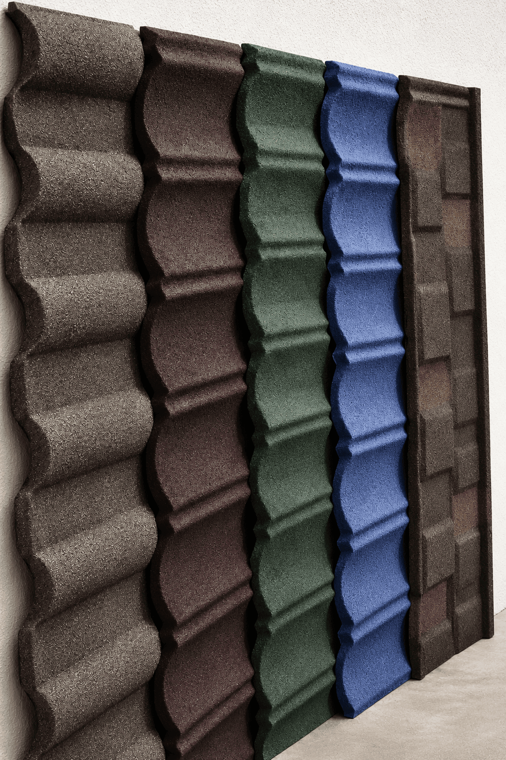 Gerard roofing sheets available in different colours and designs at God’s Promise Aluminium Concept Ltd in Lagos, Nigeria.