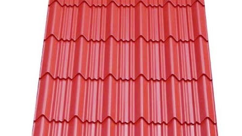 Aluminium step tiles roofing sheets